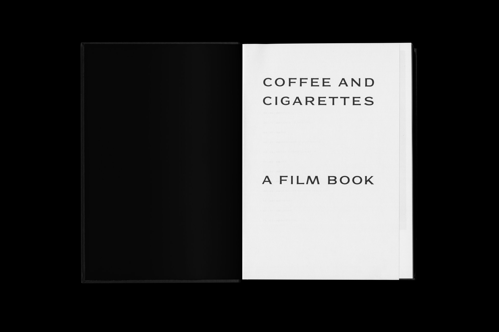 Gallery Coffee and Cigarettes book title