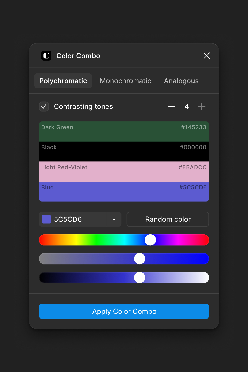 Thumbnail Color Combo